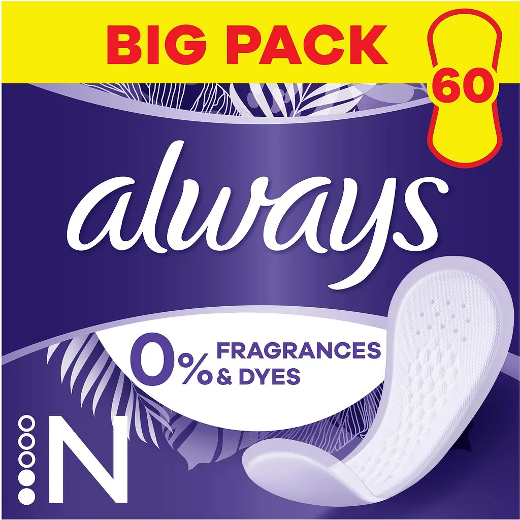 Ежедневные прокладки Always Daily Fresh Normal Без запаха 60 шт. - фото 2