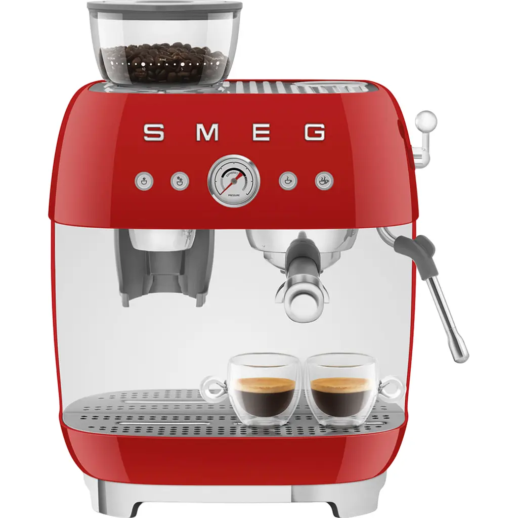 Кофеварка рожковая Smeg EGF03RDEU [116622] - фото 2