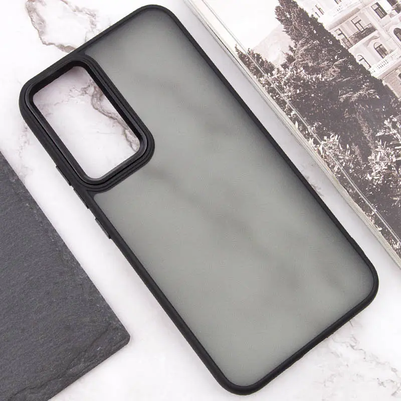 Чохол TPU+PC Lyon Frosted для Samsung Galaxy A52 4G/A52 5G/A52s Black - фото 4