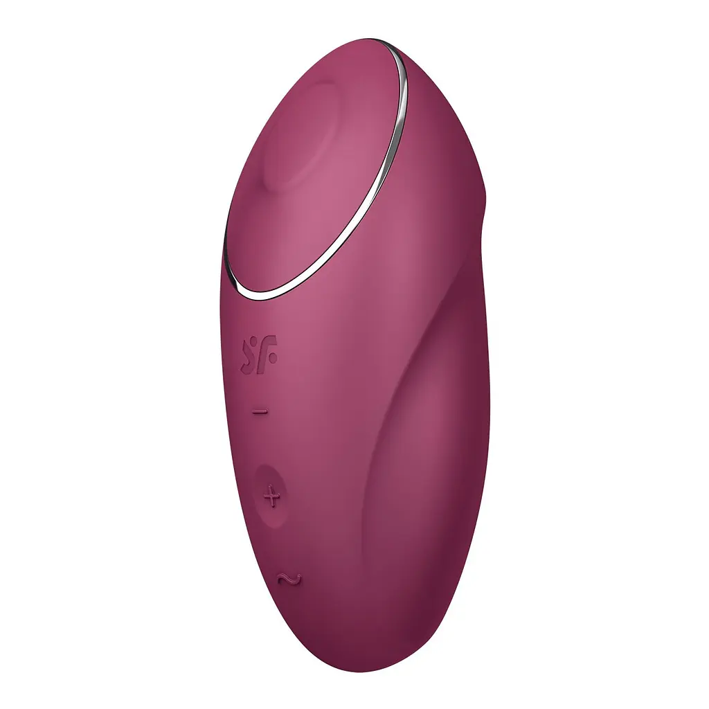 Вібростимулятор-пульсатор Satisfyer Tap & Climax 1 Red, ефект постукування пальцем Satisfyer SX0566 99301 - фото 5