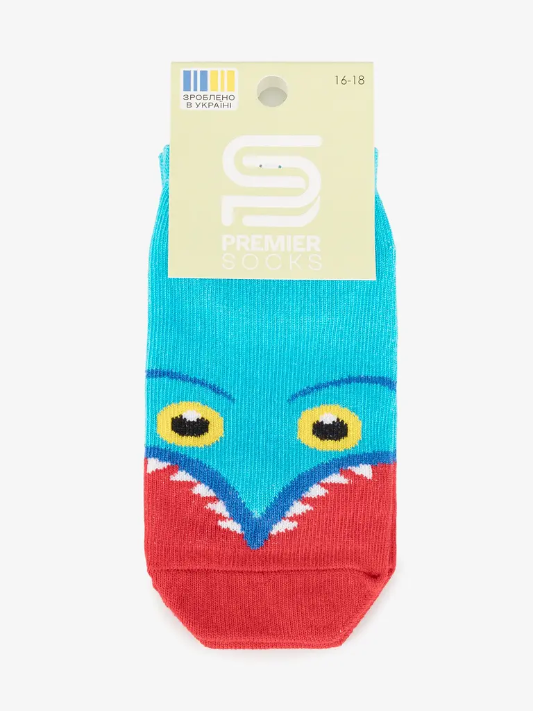 Шкарпетки короткі для хлопчика PremierSocks 16Д-32 16-18 Блакитний (4820203391684) - фото 3