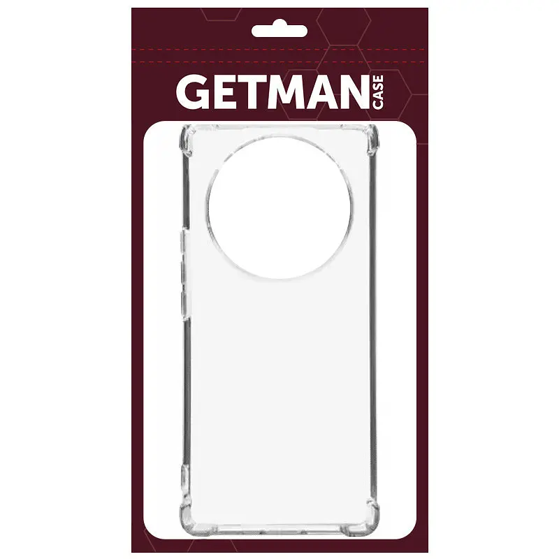 TPU чохол GETMAN Ease logo посилені кути для Huawei Magic5 Lite Безбарвний (прозорий) - фото 2