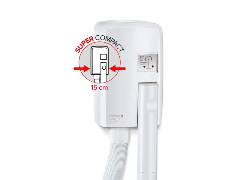 Фен Valera Hotello Super AC Shaver настінний (832.02/RT) - фото 2