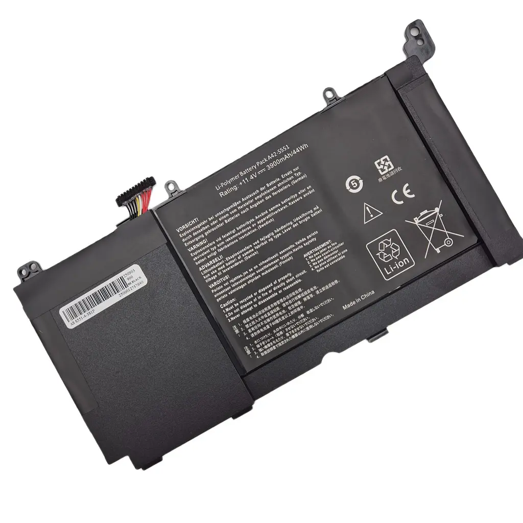 Акумулятор C31-S551 для Asus S551, S551LB, S551LA, R553L, R553LN, R553LF, K551LN, V551L, V551LA (b31n1336) (11.1V 3900 mAh 43Wh) - фото 2