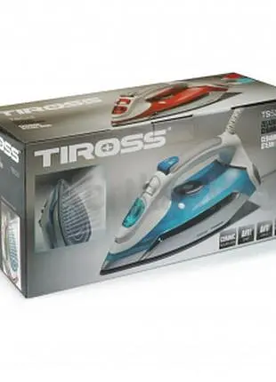 Праска парова Tiross TS528 з керамічною підошвою 2500 Вт вертикальне відпарювання 1 шт. блакитний (28110-IS) - фото 5