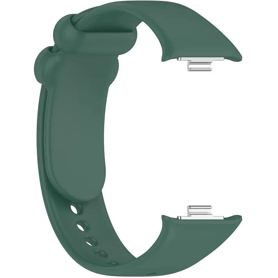 Силіконовий ремінець BeCover для Xiaomi Mi Smart Band 8 Pro Dark Green (710211) - фото 3