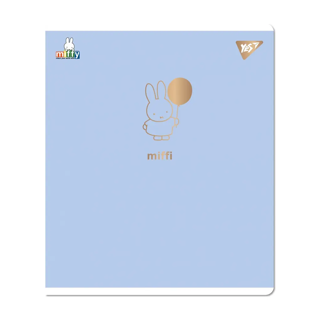 Зошит Yes Gold Miffy А5 12 аркушів клітинка (767492), в асортименті - фото 6