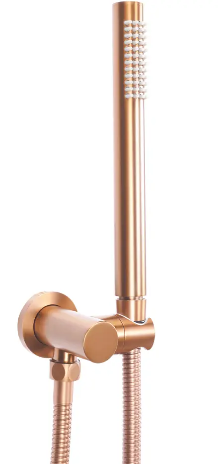 Душова система Rea Lungo brushed copper + BOX прихованого монтажу REA-P8809, Теплий захід сонця - фото 3