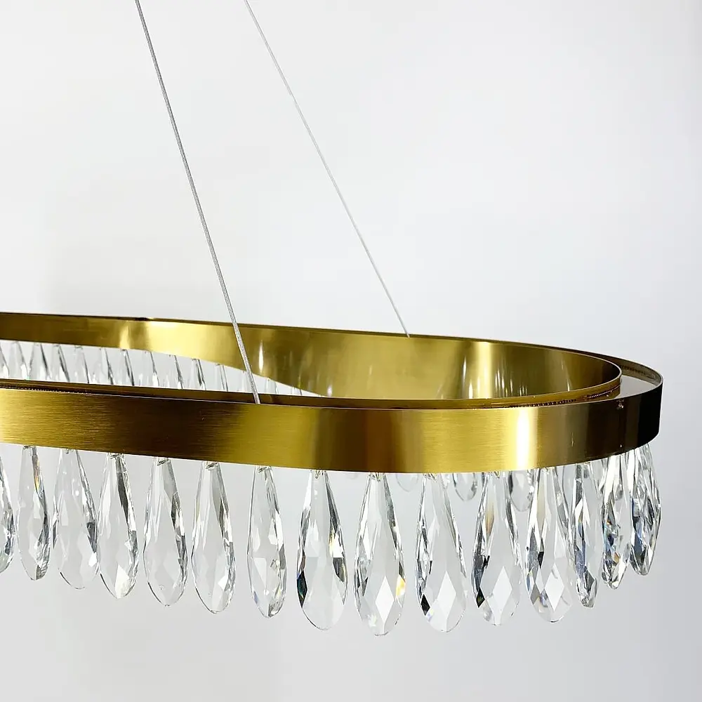 Удлиненная люстра Xavier с хрустальными камнями | Ст. MD9132L-1000 | Line F - фото 8