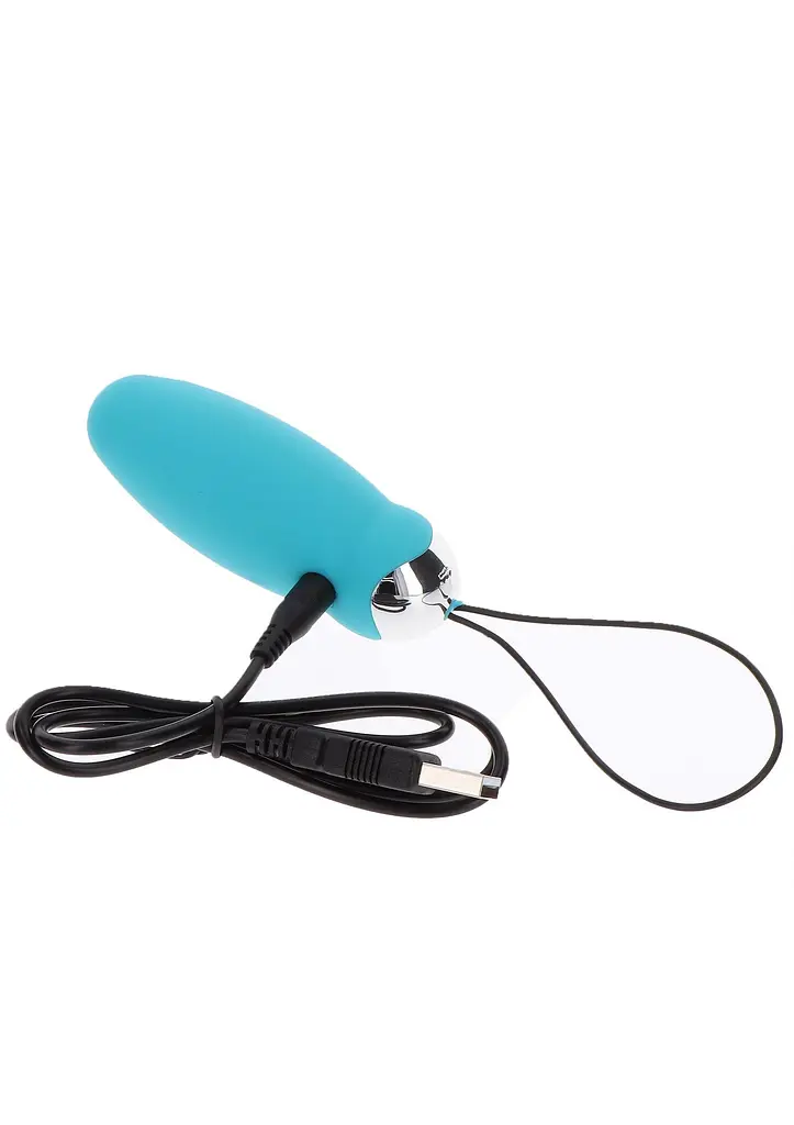 Виброяйцо Toy Joy I'm so Eggcited 8.9 см голубой - фото 3