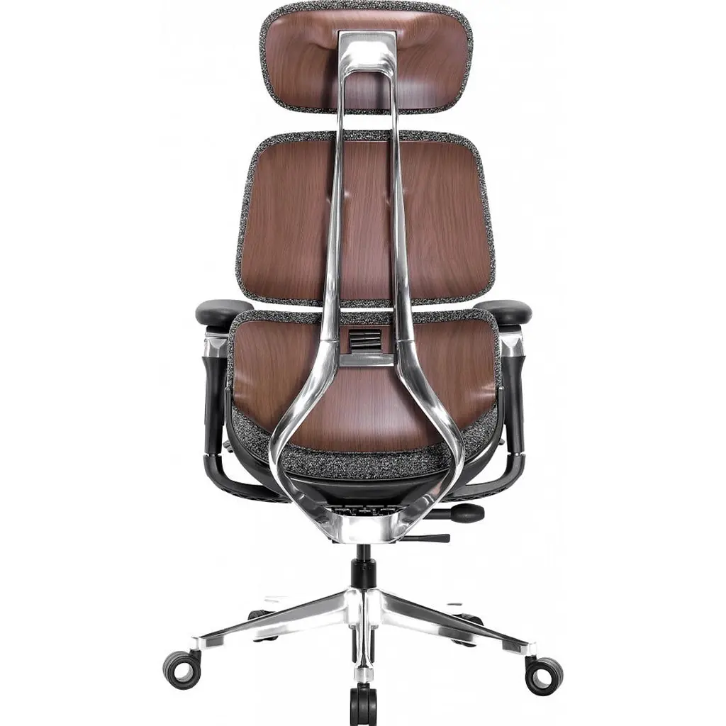 Офісне крісло GT Racer X-819 Fabric Wood Gray [156462] - фото 5