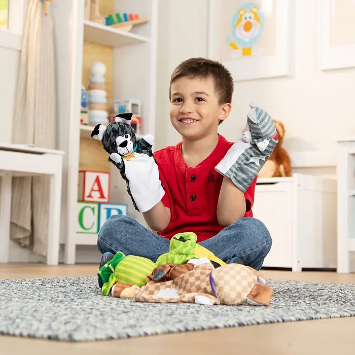 Ляльковий театр Melissa&Doug Домашні тварини 6 шт. (MD9119) - фото 6