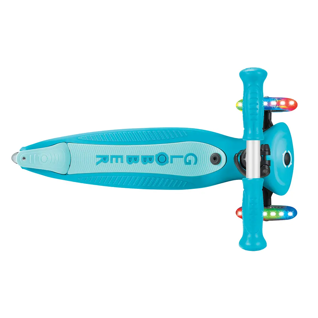 Самокат Globber Go Up Active Lights 360 колеса светятся до 20/50кг от 1 года голубой (749-300) - фото 15