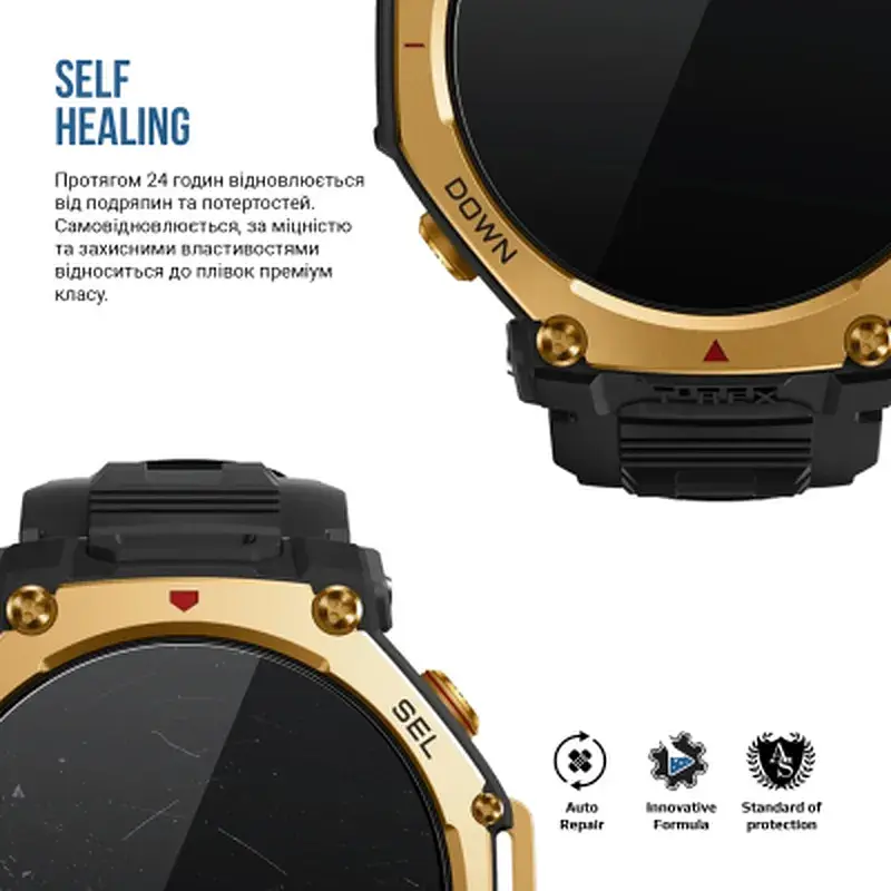 Плівка захисна Armorstandart Matte hydrogel Amazfit Watch T-Rex Pro 6 pcs (ARM91987) - фото 3