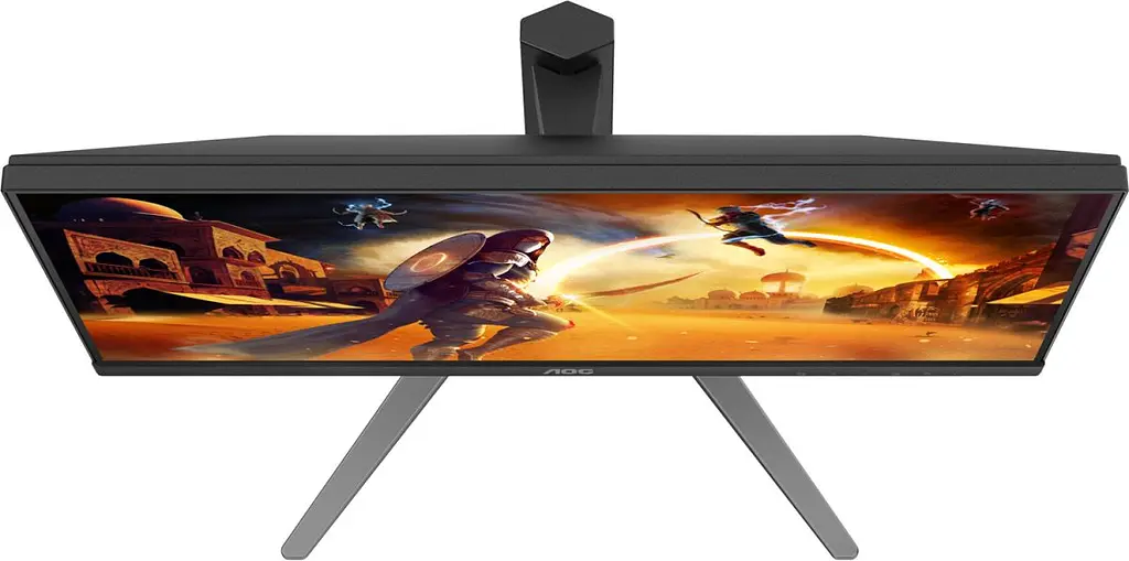 Монітор TFT 23.8" AOC 24G4HA, IPS, 200Гц, 2xHDMI, DP, HAS, Pivot, колонки, чорно-червоний (24G4HA) - фото 2