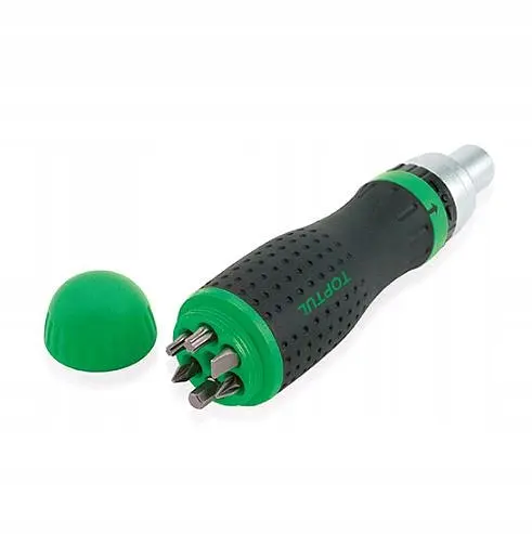 Тріскоткова викрутка-бітотримач 1/4" Toptul 19-в-1 GAAR1002 - фото 3
