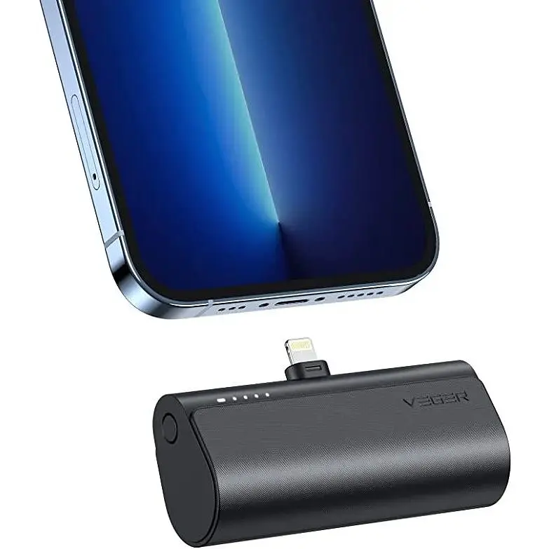Невеликий портативний зарядний пристрій VEGER 5000 мАгод 20 Вт PD для Iphone lightning - фото 2