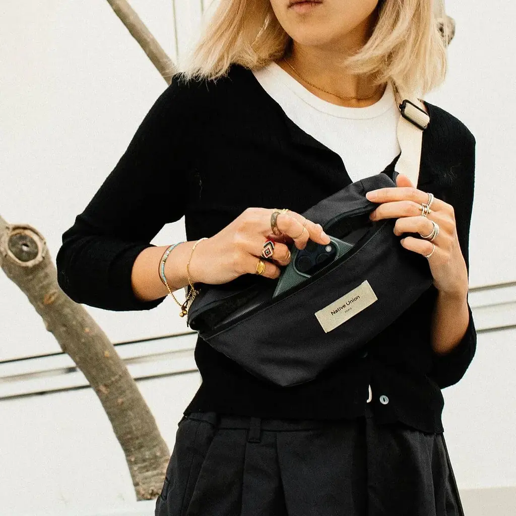 Сумка Native Union W.F.A Crossbody Pouch Black (CROS-POUCH-BLK) черная - фото 3