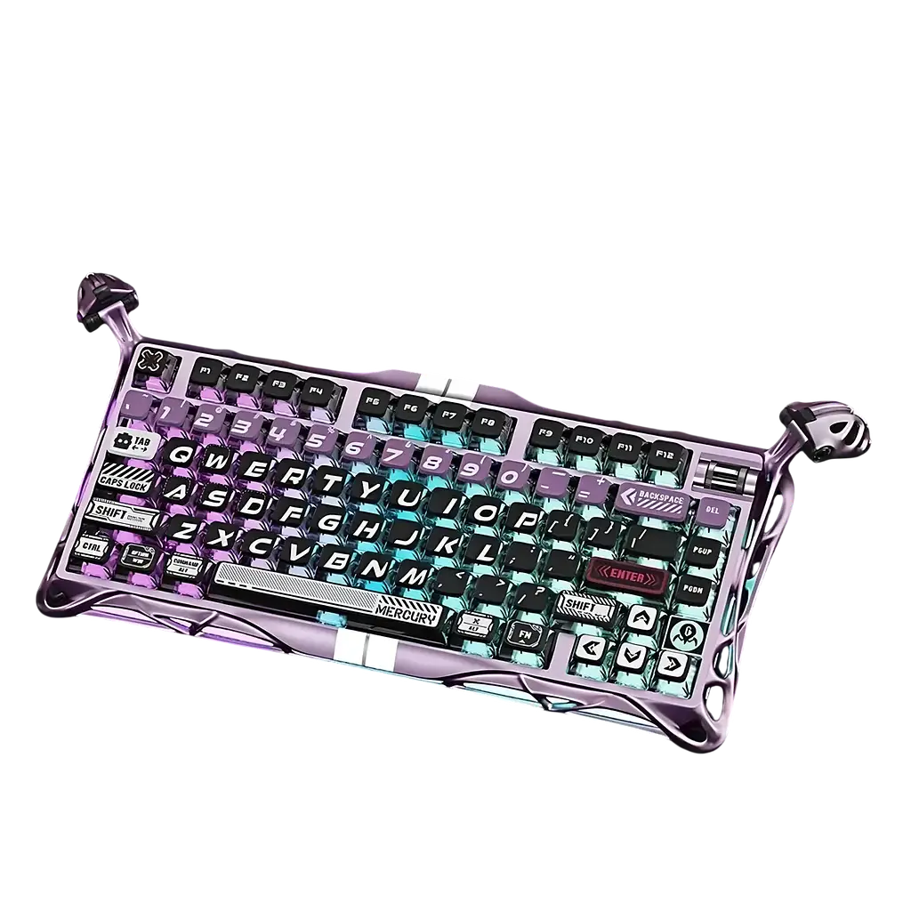 Клавіатура Gravastar Mercury V75 pro Iron Purple - фото 2