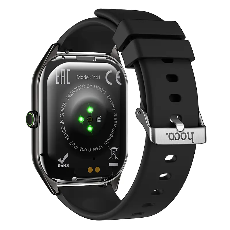 Смарт-годинник HOCO Y41 Smart watch(call version) Black - фото 4