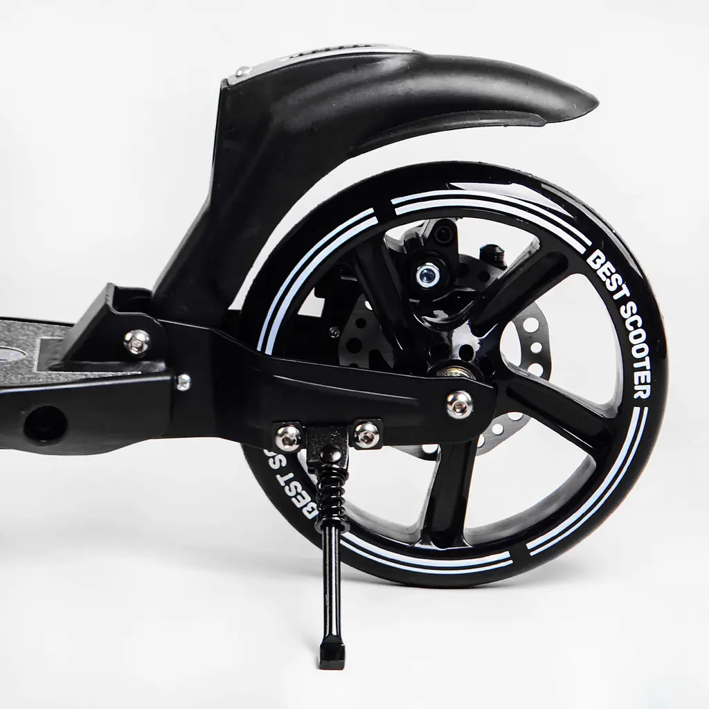 Самокат Best Scooter складаний 49х14х93-103 см Чорний 000231305 - фото 5