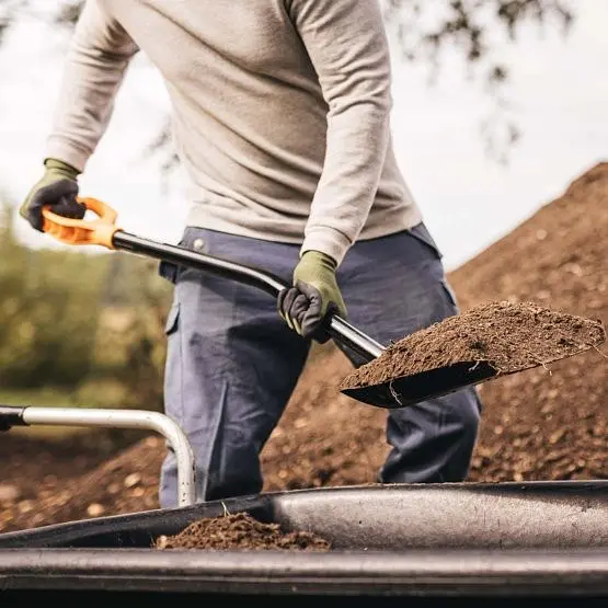 Лопата совкова для бетону Fiskars Solid (1067518) - фото 5