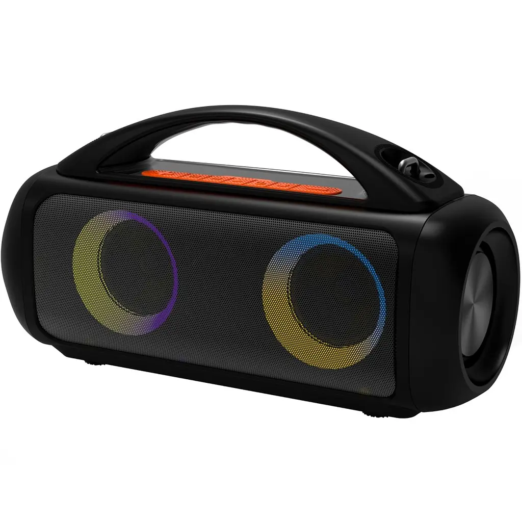 Акустична система 1.0 Media-Tech 60W, Bluetooth/AUX/microSD/MP3/USB/TWS/КАРАОКЕ/RGB,чорна (MT3184) - фото 6