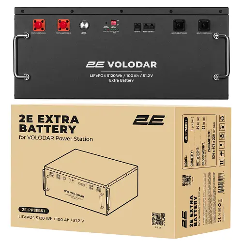 Зарядна станція 2E для ПЕ Volodar (2E-PPSEB51) 5120Wh - фото 8