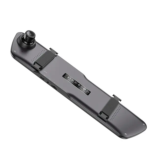 Автомобільний відеореєстратор Hoco DV4 4.5 Rearview Xiaomirror Driving Recorder (Dual-channel) Iron Grey - фото 5