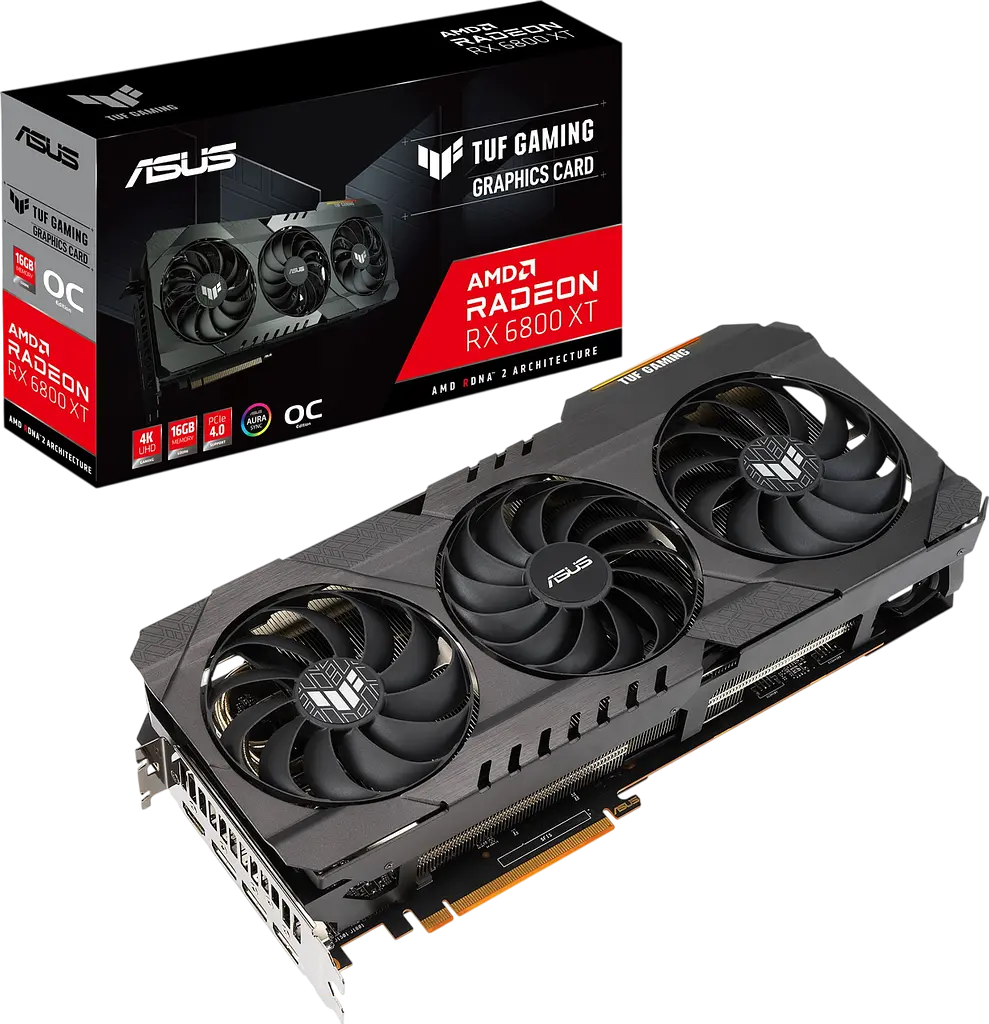 Відеокарта AMD Radeon RX 6800 XT 16GB Asus TUF Gaming OC (TUF-RX6800XT-O16G-GAMING) Б/В - фото 4