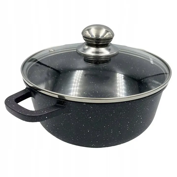Каструля з мармуровим покриттям KingHoff KH-1597 28см 6.5л - фото 7