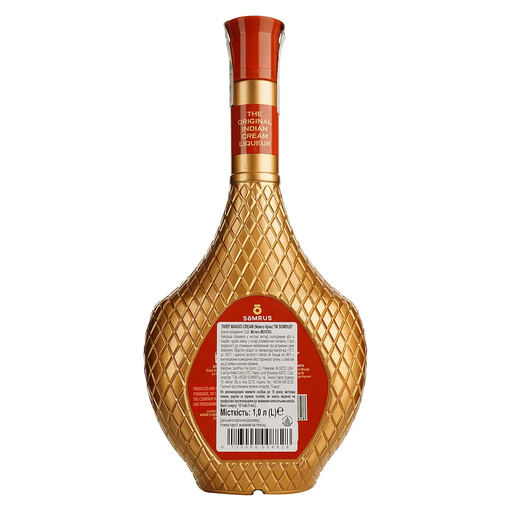 Лікер Somrus Mango Cream 13.5% 1 л - фото 2