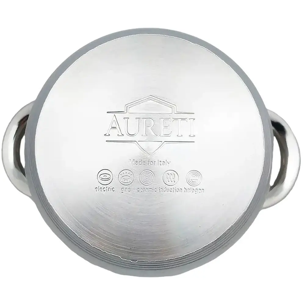 Кастрюля Aureti LKA-046IROCO-16C с крышкой 16x10.5 см (78451) - фото 2