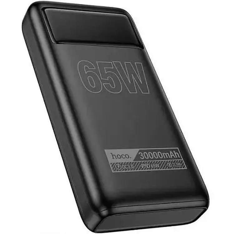Портативная батарея Hoco DB81 Apollo PD65W 30000 mAh Black - фото 3