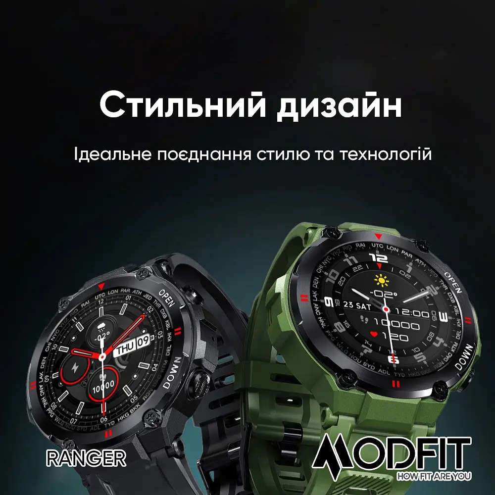 Наручные часы мужские Ranger Grey 36 мм. Modfit acs0029723 - фото 6