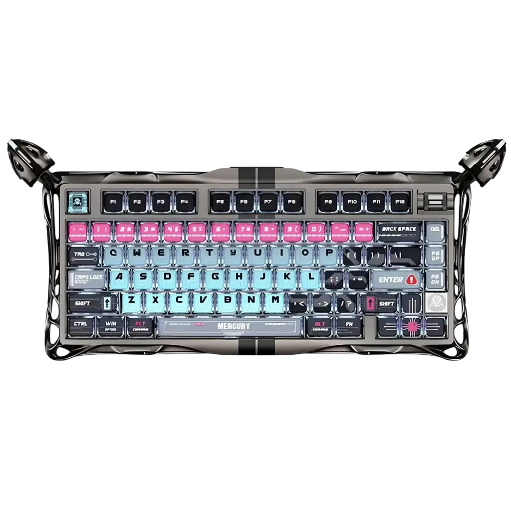 Клавіатура GravaStar Mercury V75 Pro Cyberpunk - фото 4