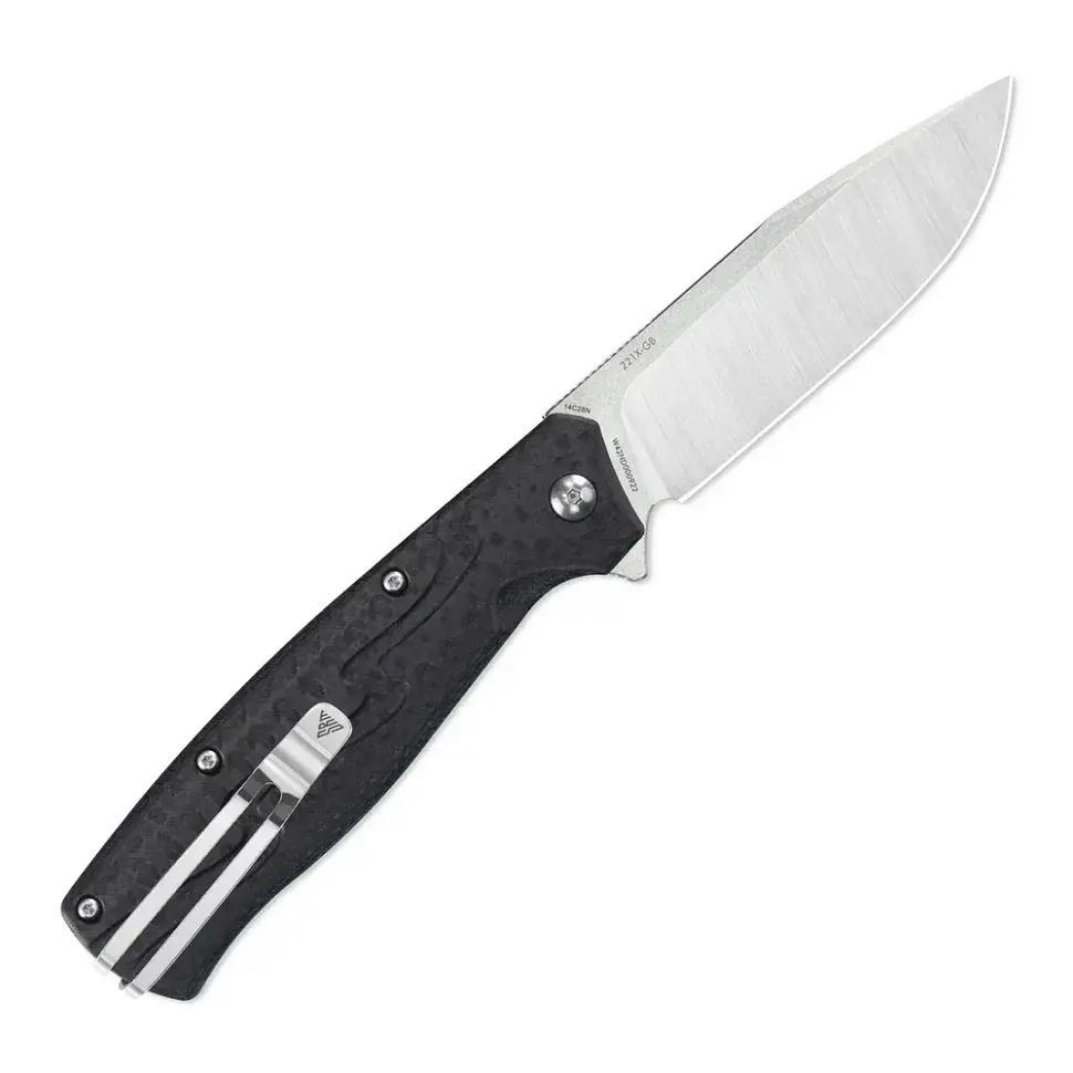 Ніж складаний туристичний SRM 221X-GB 92 мм 14C28N G10 чорний - фото 4