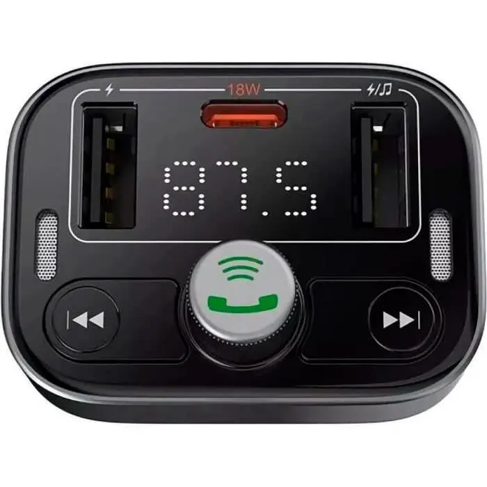 Автомобільний зарядний пристрій Baseus FM Launcher S-09 Pro black (C10762200113-00) - фото 3