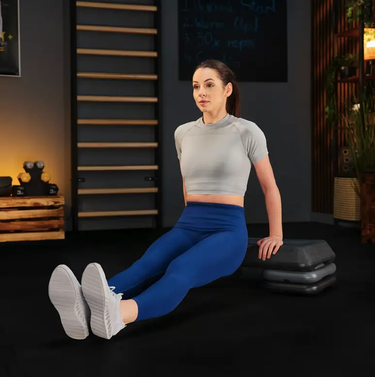 Степ платформа Trex Sport TX-038PAS до аеробіки 3-рівнева чорна - фото 6