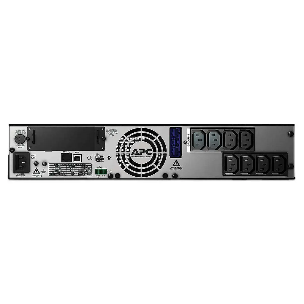 Линейно-интерактивное ИБП APC Smart-UPS X 750VA Rack/Tower LCD (SMX750I) - фото 3