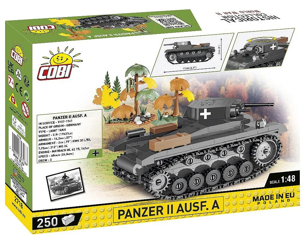 Конструктор COBI 1:48 PANZER II AUSF.A 2718 - фото 6
