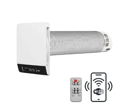 Рекуператор провітрювач Вентс Breezy Eco 160-E L055