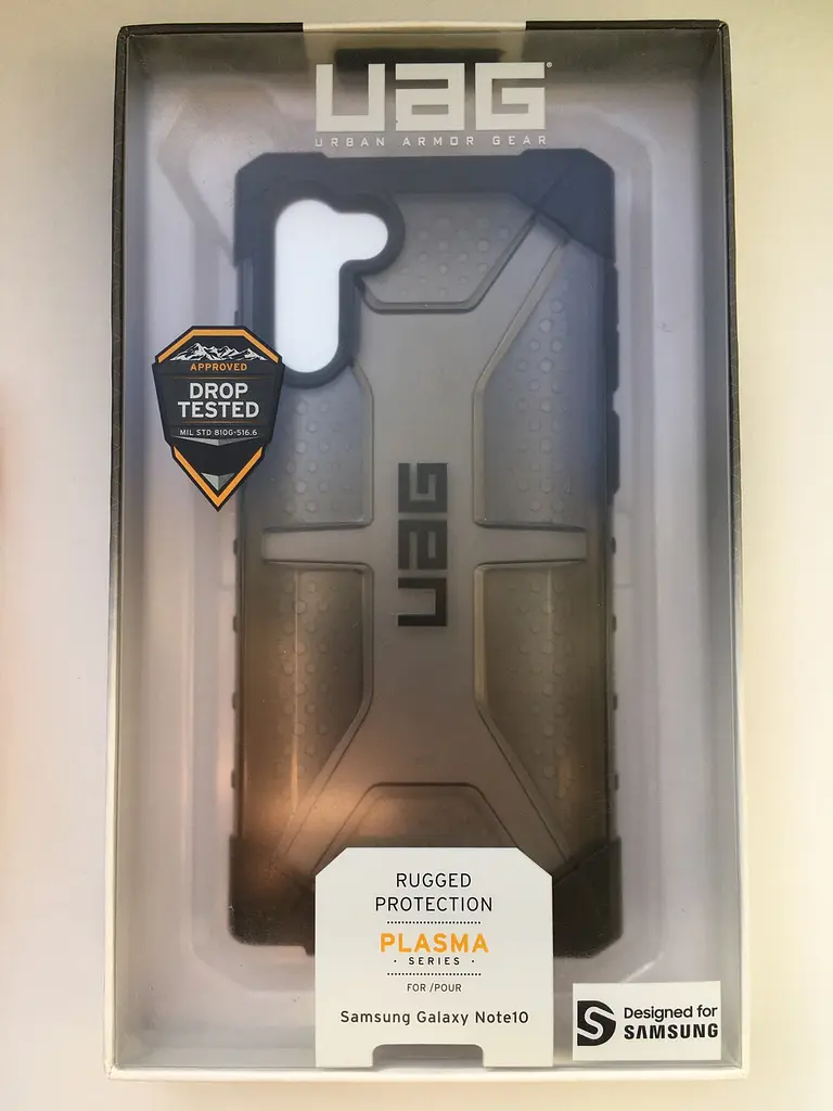 Чохол прозорий протиударний UAG Plasma (Original) 211743113131 для Samsung Galaxy Note 10 (6.3") Ash - фото 10