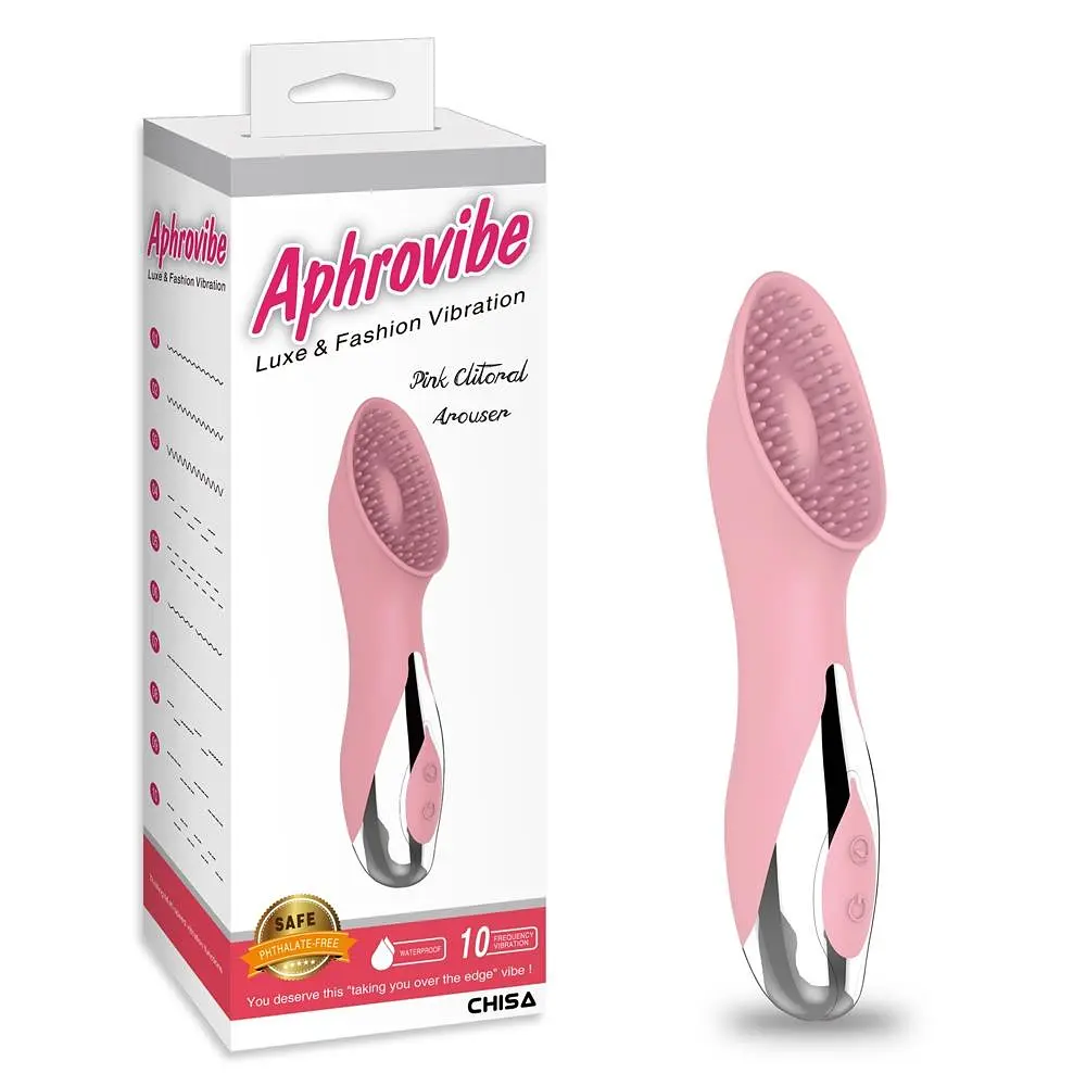Кліторальний стимулятор Aphrovibe Clitoral Arouser 17 см рожевий - фото 6