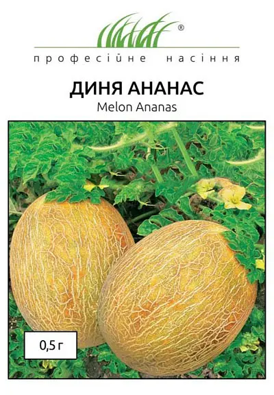 Насіння дині Ананас 0.5 г (Професійне насіння)