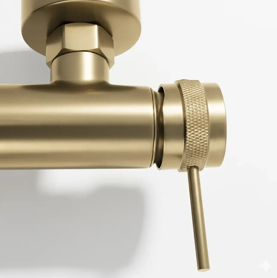 Змішувач для ванни Rea Lungo Grip brushed gold REA-B6398 - фото 2