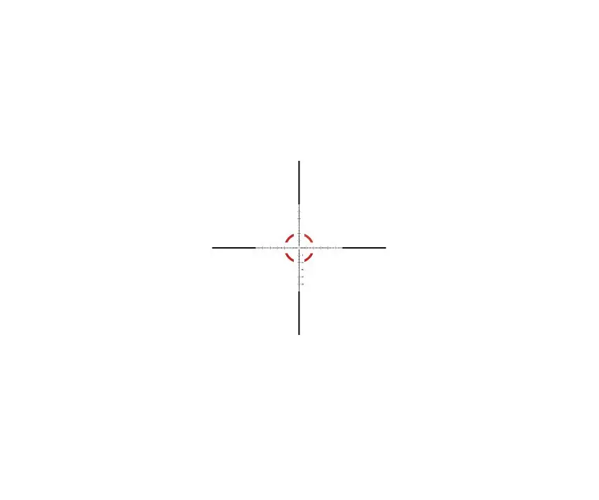 Приціл оптичний Trijicon Credo 1-6x24 (30 мм) illum. MRAD Segmented Circle FFP Red - фото 2
