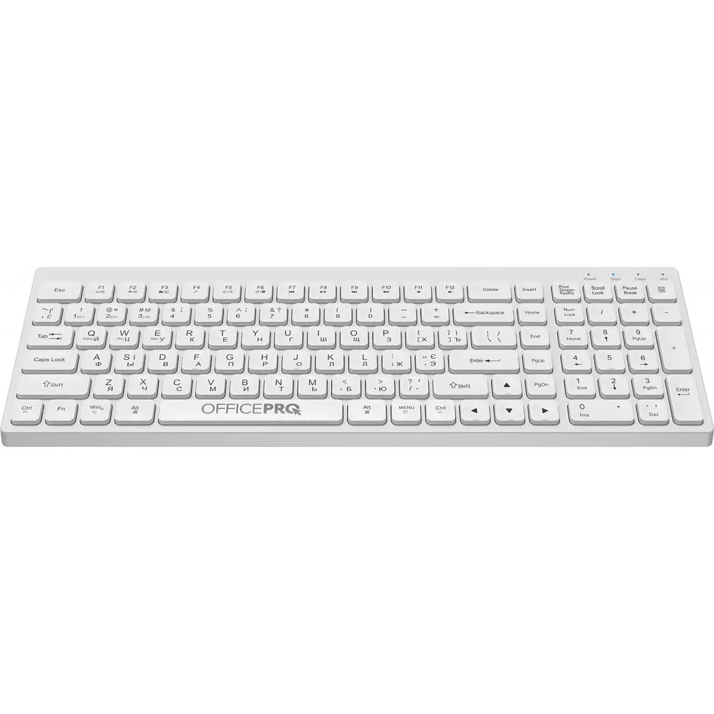 Клавіатура OfficePro SK985W White [128853] - фото 2