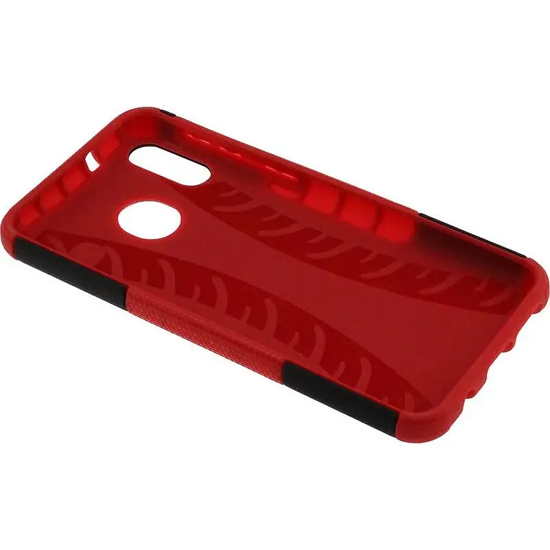 Чохол-накладка Toto Dazzle Kickstand 2 in 1 Case Samsung Galaxy M20 Red - фото 7