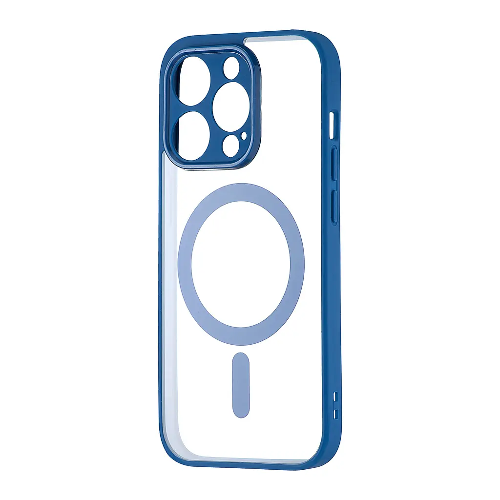 Чохол Color Edge with MagSafe (Protected Camera) iPhone 14 Pro Navy Blue